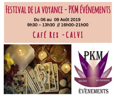 Festival de la voyance - PKM événements - Café Rex - Calvi