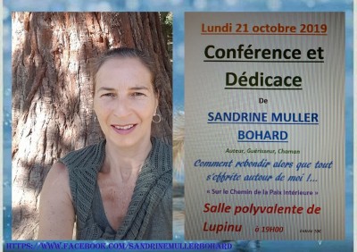 Conférence - Dédicace - Sandrine Muller-Bohard - Salle Polyvalente - Lupino