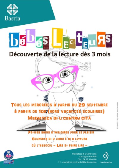 Bébés lecteurs - Médiathèque du Centre-Ville - Bastia