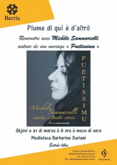 Rencontre avec Michèle Sammaracekki - Puetissimu - Centre culturel Alb'Oru - Bastia