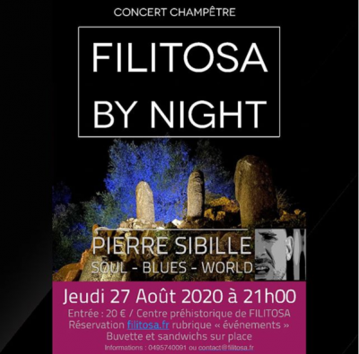 Filitosa by Night - Concert Champêtre - Pierre Sibille - Site préhistorique - Filitosa