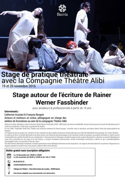 Stage de pratique théâtrale avec La Cie du Théâtre Alibi