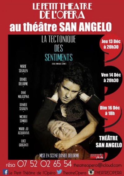 La tectonique des sentiments - Théâtre San Angelo - Bastia