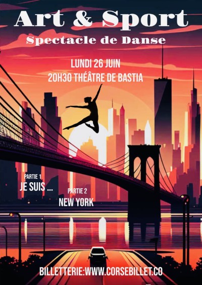 Art et sport - Spectacle de fin d'année 2023 - Théâtre Municipal - Bastia