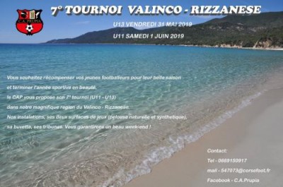 7ème tournoi Valinco Rizzanese - Stade Jacky Santucci - Propriano
