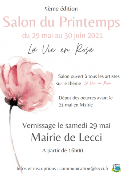 Salon du Printemps 2021 - Mairie - Lecci