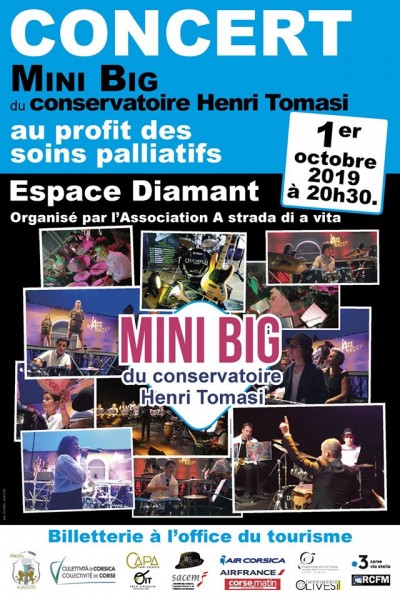 Mini Big du Conservoire Henri Tomasi en concert au Profit des Soins Palliatifs - Espace Diamant - Ajaccio