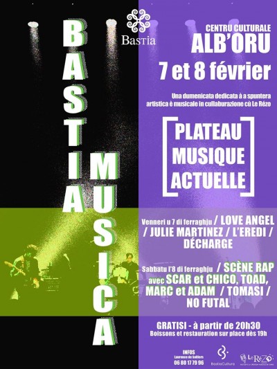 Week-end plateau musique actuelle - Centre Culturel Alb'Oru - Bastia