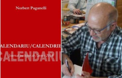 Dédicace "Calendariu - Calendrier" de Norbert Paganelli - Librairie La Marge - Ajaccio