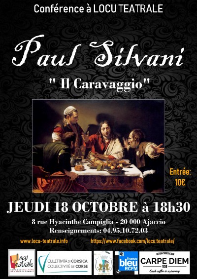  Paul Silvani "Il Caravaggio" en conférence au Locu Teatrale