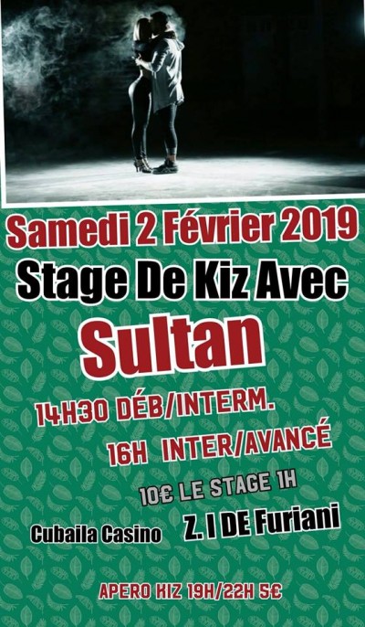 Stage de Kiz avec Sultan - Cubaila Casino - Furiani