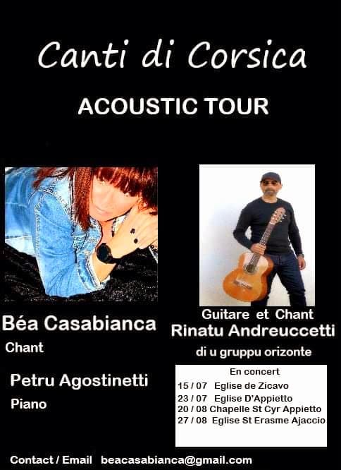 Canti di Corsica Acoustic Tour