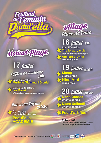Festival PadulElla Programme