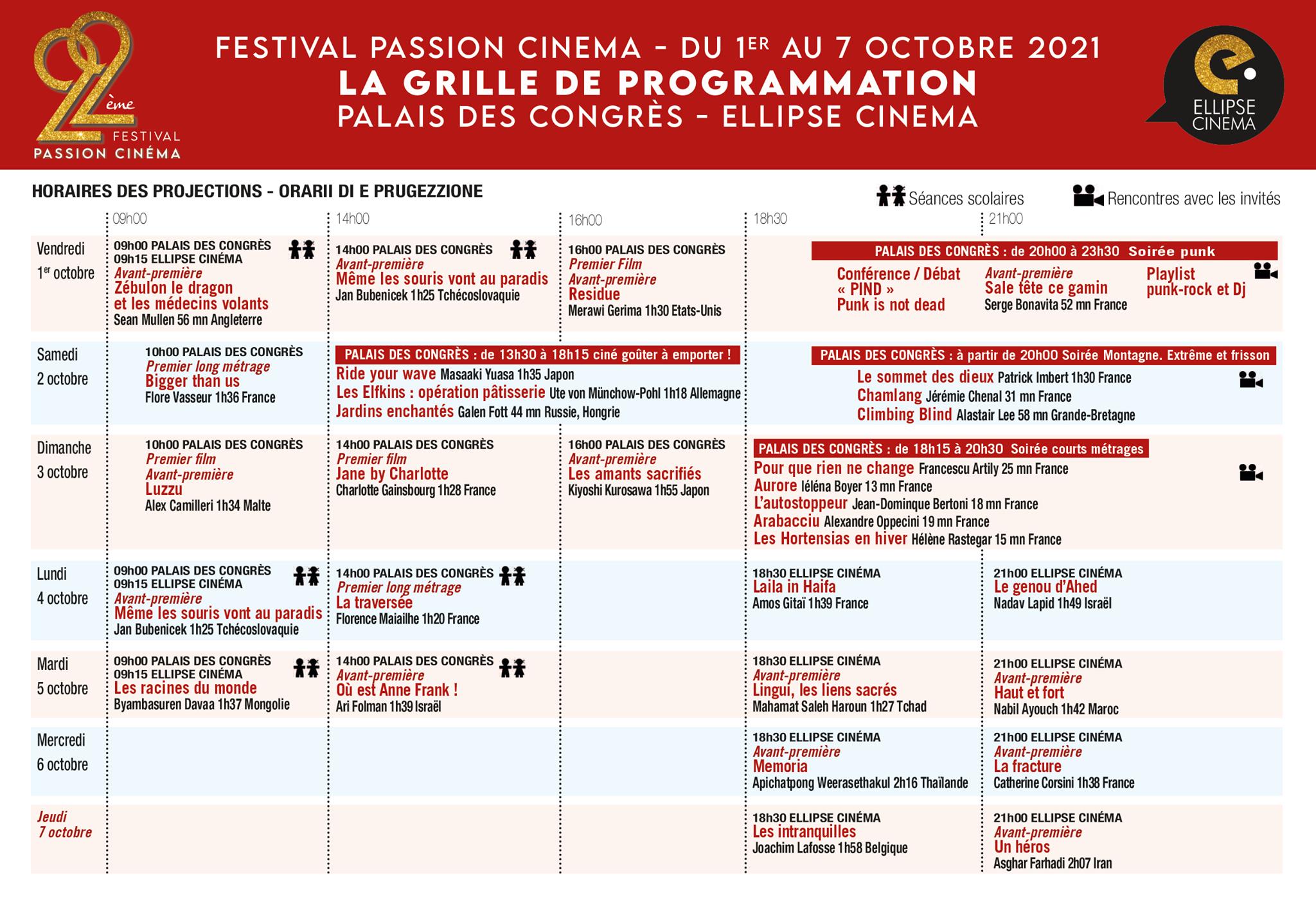 Festival Passion cinéma Ajaccio