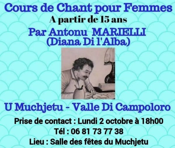 Cours de chant pour femmes Antoine Marielli