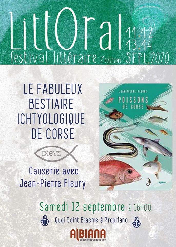 la causerie avec Jean Pierre Fleury Editions Albiana sur le fabuleux bestiaire ichtyologie de Corsejpg