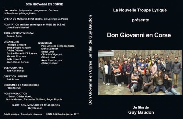 Projection Don Giovanni en Corse